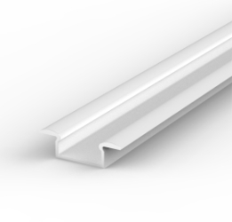 1 Metre Recessed White LED Profile P6 (15mm x 7.65mm)