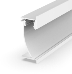 1 Metre Wall Recessed White LED Profile P26-2 (25mm x 60mm)