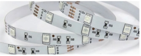 24V 12W per/m 60 5050SMD LED&#39;s IP65 RGB 5m Pack LED Strip