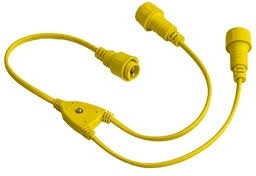 30cm Splitter Cable for Festoon Kit - 1 Male/2 Female Connectors