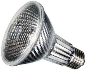 This is a 50W 26-27mm ES/E27 Reflector/Spotlight bulb that produces a Warm White (830) light which can be used in domestic and commercial applications