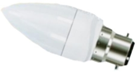 5.9 Watt Energizer LED Warm White 470lm Opal B22 Candle