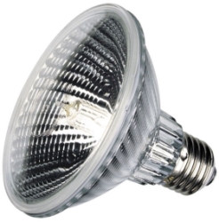 This is a 75W 26-27mm ES/E27 Reflector/Spotlight bulb that produces a Warm White (830) light which can be used in domestic and commercial applications