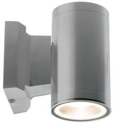 ALL LED GU10 Brushed Aluminium Unidirectional Decorative Tubular Wall Light