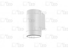 ALL LED GU10 Polar White Powder Coat Finish Unidirectional Decorative Tubular Wall Light