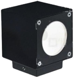 All LED ALL LED Cube 6W IP65 LED Decorative Wall Light, Anthracite-Black