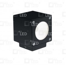 All LED ALL LED Cube 6W IP65 LED Decorative Wall Light, Anthracite-Black