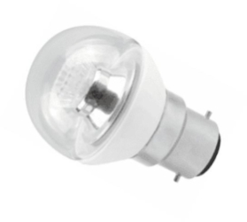 Bell Lighting 4W LED 45mm Dimmable Round Ball Clear - BC, 2700K