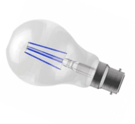 Bell Lighting 4W LED Coloured Filament GLS - BC, Blue