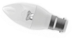 Bell Lighting 7W LED Dimmable Candle Clear - BC, 2700K