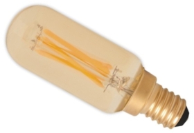 Calex 240V 3.5W Gold Dimmable Full Glass Filament Tubelar-Type Lamp 270lm 2100K Warm White E14