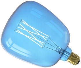 Calex Kiruna Dimmable 4W Very Warm White E27 Sapphire Blue LED Lamp