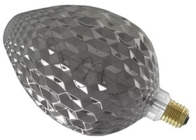Calex Sevilla 4W Titanium Dimmable LED Lamp 2100K Very Warm White