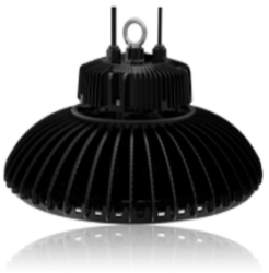 Circular High Bay 100W 5000K Dimmable LED Fitting with 50 Degree Beam Angle