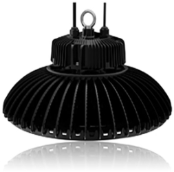 Circular High Bay 150W 5000K Dimmable LED Fitting with 50 Degree Beam Angle