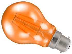 Crompton 4.5W BC GLS LED Filament Bulb Orange (25 Watt Alternative)