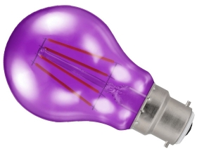 Crompton 4.5W BC GLS LED Filament Bulb Purple (25 Watt Alternative)