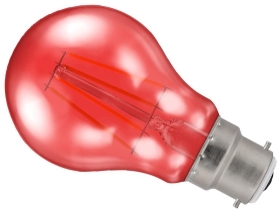 Crompton 4.5W BC GLS LED Filament Bulb Red (25 Watt Alternative)