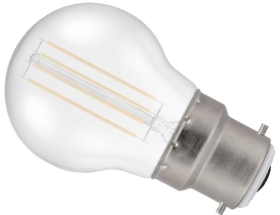 Crompton 4.5W BC Round LED Filament Bulb White (25 Watt Alternative)