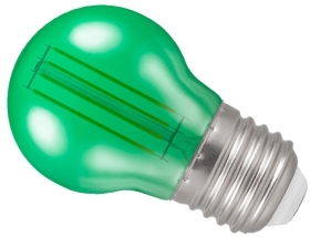 Crompton 4.5W ES Round LED Filament Bulb Green (25 Watt Alternative)
