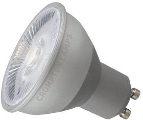 Crompton LED Dimmable GU10 7W Warm White (50W Alternative - 15 Degree)