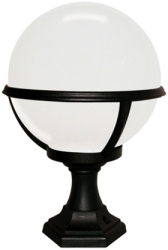 Elstead Lighting Outdoors IP44 E27 Glenbeigh 1 Light Pedestal/Porch Lantern in Black
