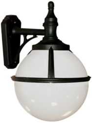 Elstead Lighting Outdoors IP44 E27 Glenbeigh 1 Light Wall Lantern in Black