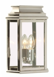 Elstead Lighting Outdoors IP44 E27 St Martins 1 Light Wall Lantern in Polished Nickel