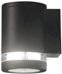 Elstead Lighting Outdoors IP44 GX5.3 Magnus 1 Light Wall Light in Graphite Grey