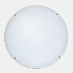 Eterna 12W IP65 Microwave Sensor Cool White Circular LED Bulkhead (Single Colour)
