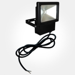 Eterna IP44 Black 3x3W RGB Colour Selectable Floodlight (Pre-Wired)