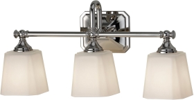 Feiss IP44 G9 Concord 3 Light Above Mirror Light in Polished Chrome