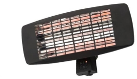 Forum Lighting IP24 2.1KW Blaze Wall Mounted Patio Heater in Black