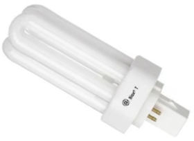 GE BIAX-T/E Compact Fluorescent Lamp 18 watt 4 pin Cool White