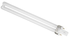 GE Biax S Compact Fluorescent Light Bulb G23 F7BX/ SPX27/ 827 CFL 7w Warm White 