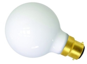 Girard Sudron 7W B22 G80 LED Filament Globe Bulb Milky Finish Very Warm White