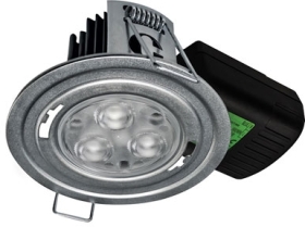H2 PRO550 8.5W Cool White Dimmable LED Fire Rated IP65 Downlight (60 Degree)