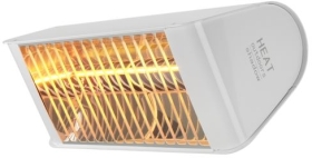 Heat Outdoors IP65 2.4KW Shadow Fatboy Patio Heater in White