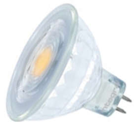 Integral Dimmable Glass LED MR16 5.2 Watt Cool White (35 Watt Alternative)