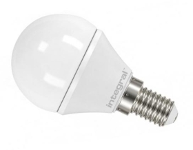 Integral E14 7.5W LED Golfball Light Bulb Very Warm White (60 Watt Alternative)