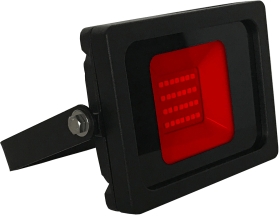 JLEDS IP65 10W Red LED Slimline Floodlight (80W Equivalent - 2 Year Warranty)