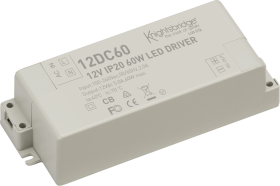 Knightsbridge IP20 Constant Voltage 12V 60W LED Driver