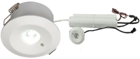 LED 230 Volt IP20 3 Watt Emergency Downlight (Maintained/Non-Maintained Use) (Warm White)