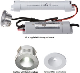 LED 230 Volt IP20 3 Watt Emergency Downlight (Non-Maintained Use Only)