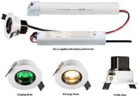 LED 230 Volt IP20 5 Watt Emergency Downlight (Non-Maintained Use Only) (Daylight)