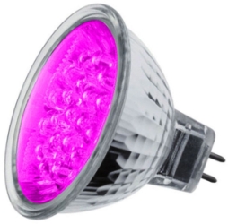 LED MR16 Cluster Magenta/Pink 1.8 watt (21 LEDs) (15 Watt Alternative)