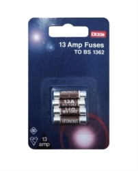 Lyvia Pack of 4 x 13Amp BS1362 BUB Fuses