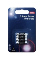 Lyvia Pack of 4 x 5Amp BS1362 BUB Fuses
