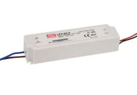 Mean Well Constant Voltage IP67 LPV-60 40W 5V LED Driver