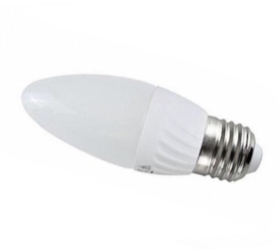 MiniSun 4W ES Frosted Candle LED Thermo Plastic Bulb in Daylight